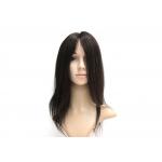 Simplicity Human Hair Full Lace Wigs , Black Indian 30 Inch Lace Wig for sale