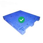 PE Stackable Warehouse Plastic Pallets 2000Kg Dynamic Load 130x110 for sale