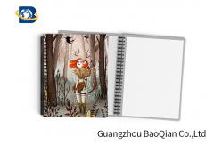 China Pretty Girl Design 3D Lenticular Notebook PET / PP / PVC Cover Material supplier