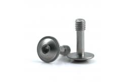 China SUS316 Half Thread Screw Hex Socket Captive Panel Screw Length 40mm supplier