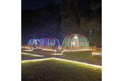 China Transparent Clear PC Dome House Igloo Bubble Tent PC With Aluminium Material supplier