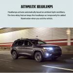 Automatic Adjustment Auto LED Lights Direct Replacement Metal Plastic