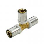 Multilayer Tube Fittings Male Female Elbow Equal Tee Straight Press Brass Fittings for sale