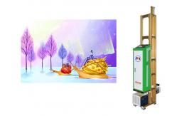 China Automatic Free Width UV Wall Printer Machine High Definition 2880dpi supplier