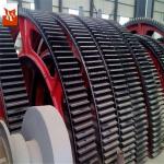 120 MT 16000 MM Diameter Rotary Kiln Mill Girth Gear and ball mill girth gear for sale