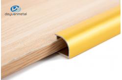 China T6 Aluminium Corner Profile 12mm Electrophoresis Treatment Golden supplier