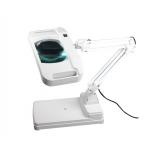 Large Lens Illuminated Magnifying Lamp Desktop LED Source Size 177mm X 113mm for sale