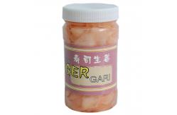 China 340g Chinese Sweet Pickled Ginger Slice White And Pink In Bottle supplier