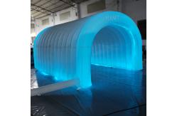 China Customized Giant Inflatable Tunnel Sport Tunnel Advertising Tunnel Tent With LED Light supplier
