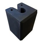NBR 70 Degree Shore Rubber Fender Keyhole Type Boat Dock Fenders for sale