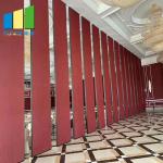 Ballroom Acoustic Movable Partitions Soundproof Folding Partition Walls For Restaurant In Thailand for sale