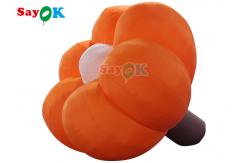 China 2m Oxford Fabric Custom Inflatable Flowers With LED Light supplier