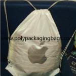 STR Double Layer CPE PE Plastic Drawstring Backpack