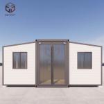 40 Foot Prefab Expandable Shipping Container House For Construction Sites