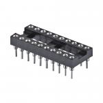 2.54mm Female Round Pin Header 8 Pin 10 Pin 18 Pin 28 Pin 32 Pin 40 Pin IC Socket for sale