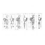 Aluminium Alloy Chain Lightweight Hoist Easy Handling Portability
