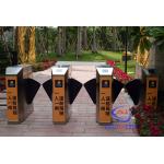 High Security Flap Barrier Gate Customized Led Light Changeable for sale