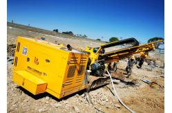 China Rotary  Crawler 100m Depth Percussion Drill Rig supplier