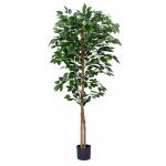 160cm Artificial Potted Floor Plants Green Ficus Bonsai Office Decor for sale