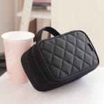 Travel Rhomboid Polyester Makeup Case Organizer For Girls for sale