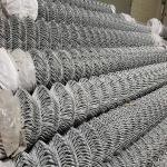 Hdg 50g/M2 Metal Galvanized Chain Link Fence For Railway Highway