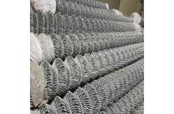 China Hdg 50g/M2 Metal Galvanized Chain Link Fence For Railway Highway supplier