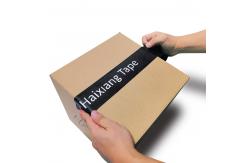 China Single Sided Self Adhesive Black Gummed Kraft Paper Tape supplier