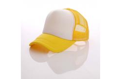 China OEM 5 Panel Trucker Cap Bulk Blank Trucker Mesh Hat Without Logo supplier