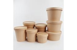 China Food Grade Paper Soup Container With Lid Soup Bowl Soup Packaging supplier