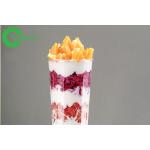 Highly Transparent Clear Plastic Cups With Lids No Deformation Food Grade for sale
