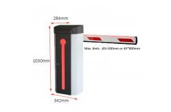 China LED Straight Arm Automatic Boom Barrier Gate Traffic Barrier for Parking Lot supplier