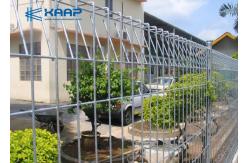 China Professional Welded Mesh Fencing Rectangular Hole BRC Cyclone 1.5-2.4m Height supplier
