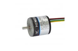 China Solid Shaft 2.5mm Miniature Rotary Encoder , ABZ Phase Resolution 360 Rotary Encoder supplier