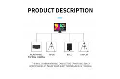 China Lcd Display Walk Through Temperature Scanner Non Contact Temp Monitoring System supplier