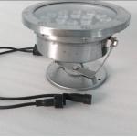 18x8W 24V Tempered Glass Rgbw Underwater Pool Lights Stainless Steel for sale