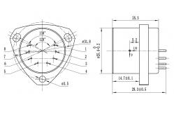China Highly Reliable Motion Velocity Sensor 5mV Noise 12V-15V Power Supply supplier