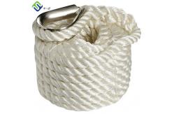 China 16mm Nylon 3 Strand Twisted Marine Mooring Rope With CCS Certificate supplier
