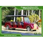 Luxurious Red G1S8 Electric Classic Cars 4 Row For 8 Passenger for sale