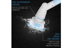 China APS PP Electric Cordless Shower Scrubber For Cleaning supplier