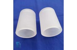 China Factory Custom High Temperature High Frequency Furnace Opaque Quartz Tube supplier