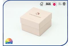 China Biodegradable 2 Pieces Pink Birthday Present Wrapped Paper Box supplier