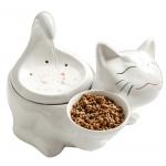 2L Water Capacity Ceramic Pet Bowl Automatic Multifunctional for sale
