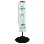Clear Printing Logo Disposable Hdpe Plastic Bags Long Wet Umbrella Bags Waterproof for sale