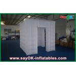 Inflatable Photo Studio White Square Inflatable Photo Booth Large Versatile With Two Doors for sale