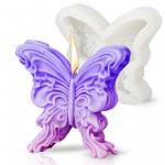 MHC Large Butterfly Candle Molds Birthday 3D Unique Candle Silicone Molds Manufacturer for sale