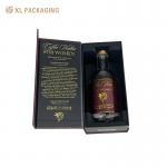 XL Packaging Custom Packaging Box Factory Custom Magnetic Wine Packaging Box With Gold Foil Logo EVA Insert
