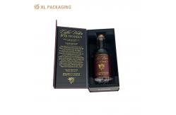 China XL Packaging Custom Packaging Box Factory Custom Magnetic Wine Packaging Box With Gold Foil Logo EVA Insert supplier