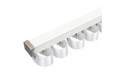 China Home Swish Sliding Double Curtain Rail Tracks For Bay Window supplier