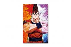 China 11X17'' 3D Triple Trantion DBZ Lenticular Flip Anime Lenticular Poster Printing supplier
