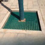 Sidewalks Fiberglass Grating Tree Cover Rectangular And Square Shape Density Tree Grate